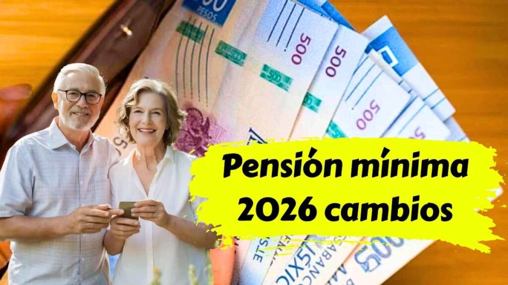 Pensión mínima 2026 cambios y beneficios tras el nuevo salario mínimo