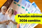 Pensión mínima 2026 cambios y beneficios tras el nuevo salario mínimo