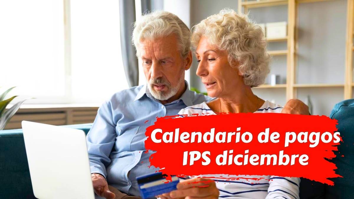 Calendario de pagos IPS diciembre 2025 días exactos para jubilados y pensionistas